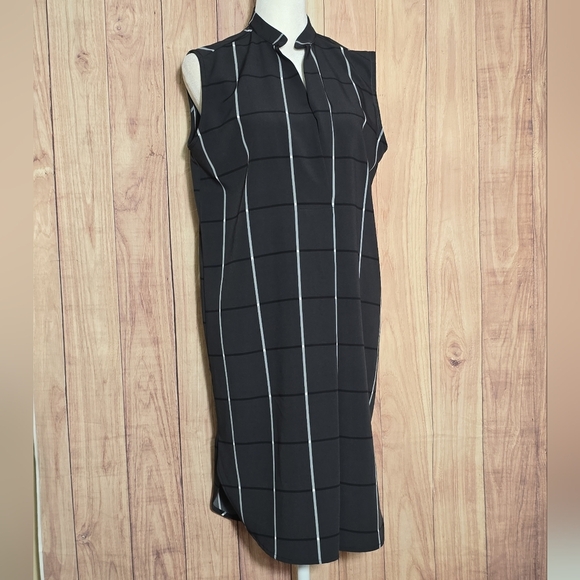 Prologue Grid Plaid Striped Sleeveless  Dress Size Small - Picture 4 of 10